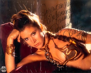 Item #849 Photograph, signed. Carrie Fisher