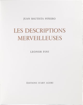 Les Descriptions Marveilleuses [The Wonderful Descriptions]