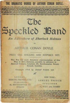 Item #855 The Speckled Band. Arthur Conan Doyle