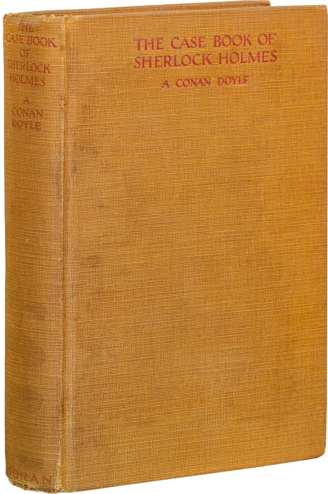 Item #860 The Case Book of Sherlock Holmes. Arthur Conan Doyle.