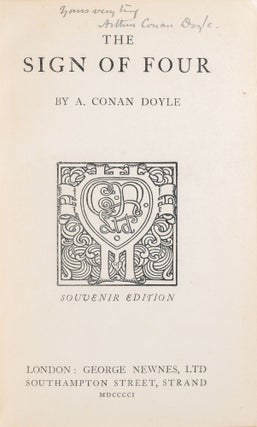 Item #870 The Sign of Four. Arthur Conan Doyle
