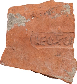 Item #934 Stamped Red Brick Fragment. Imperial Roman Army