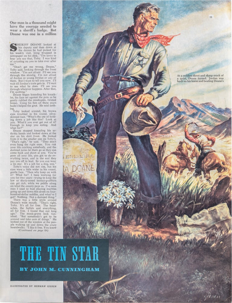 Item #947 The Tin Star. John Cunningham.