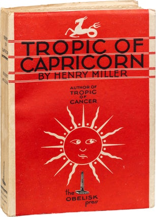 Item #952 Tropic of Capricorn. Henry Miller