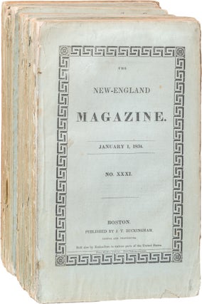 Item #986 The New–England Magazine. Nathaniel Hawthorne